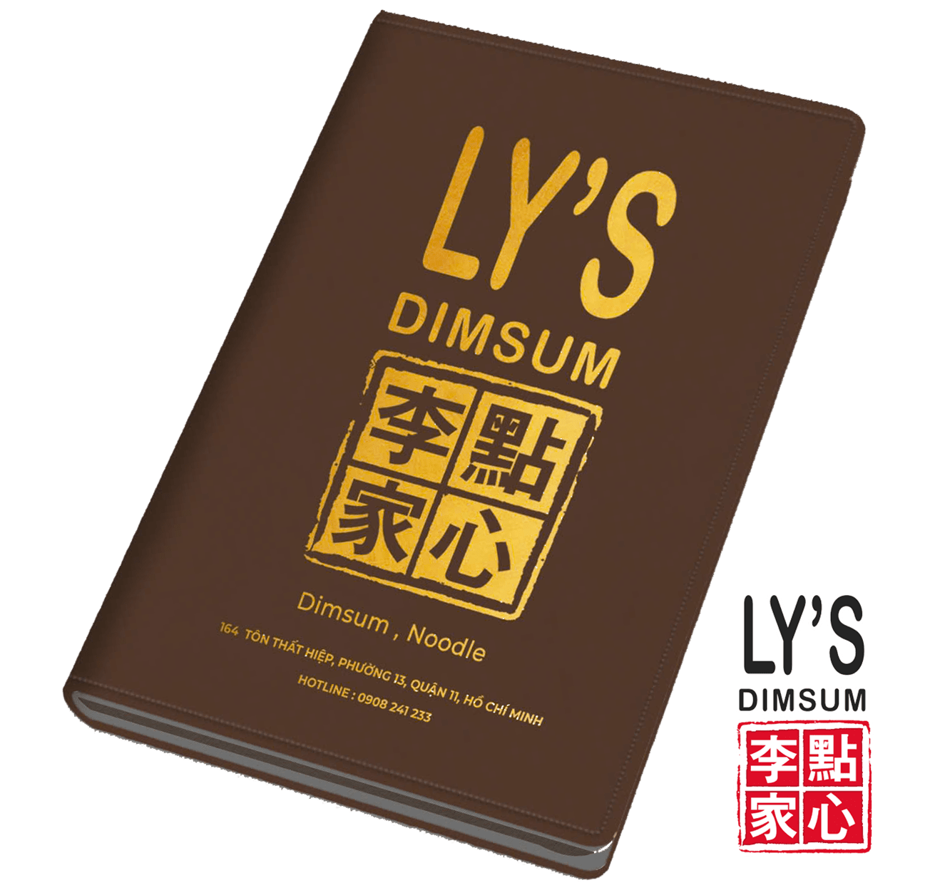 Bìa menu sáng , dimsum Ly's Dimsum