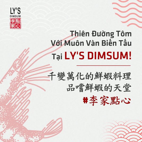 Thiên Đường Các Món TÔM Với Muôn Vàng Biến Tấu Tại LY'S DIMSUM!