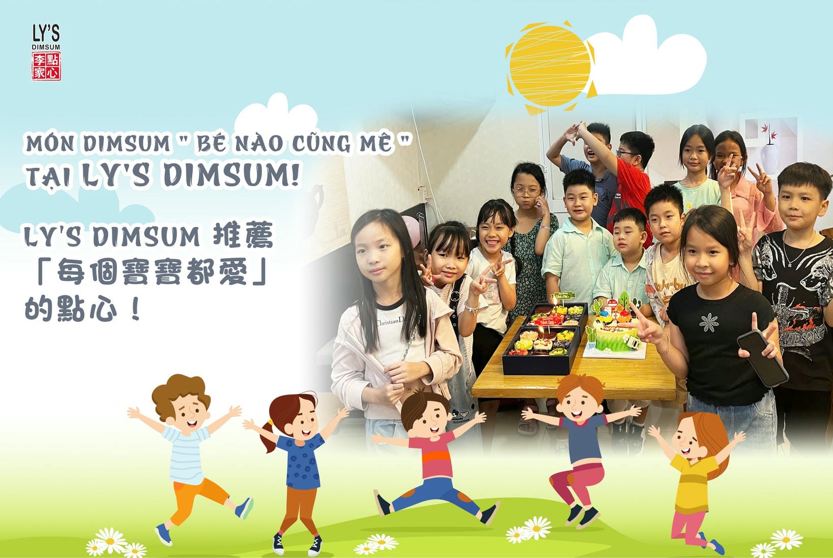 NHỮNG MÓN DIMSUM "BÉ NÀO CŨNG MÊ" TẠI LY'S DIMSUM!