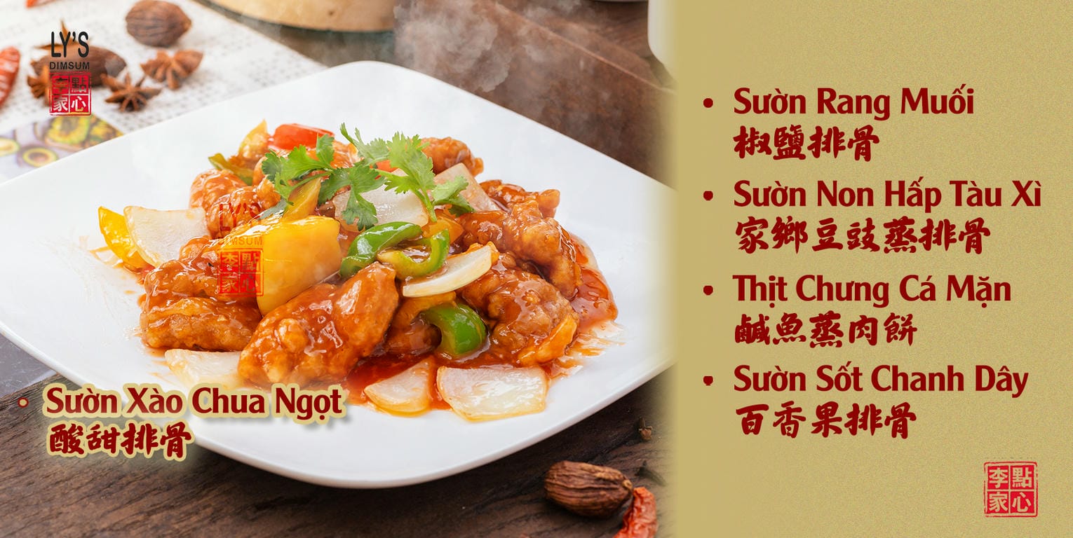SƯỜN ĐỦ VỊ, "CHIỀU" MỌI THỰC KHÁCH - KHÁM PHÁ THỰC ĐƠN SƯỜN ĐẶC SẮC TẠI LY'S DIMSUM!